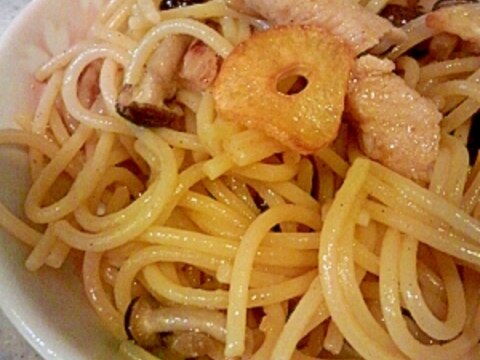 塩麹入り　和風パスタ（＾＾）